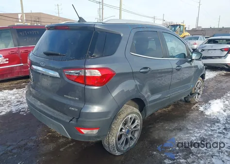 2022 Ford Ecosport Titanium из США, поврежденный, VIN MAJ6S3KL7NC466159